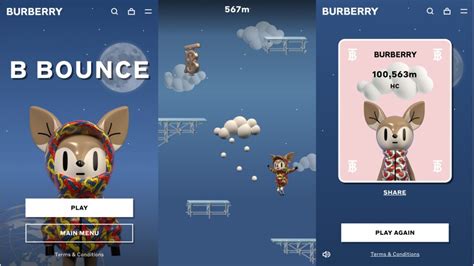 Burberry Introduces Online Game B Bounce 